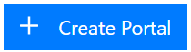 Blue create portal button with a white plus sign